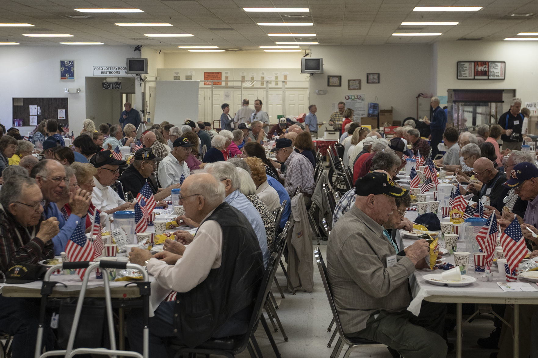 WWII veterans lunch